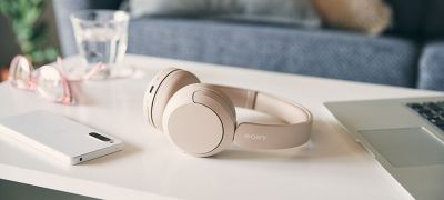  Sony WH-CH520 - Auriculares inalámbricos Bluetooth con  micrófono (negro) con estuche rígido protector para auriculares (2  artículos) : Electrónica