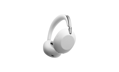 A pair of white 1000X THE COLLEXION headphones with 360 angle