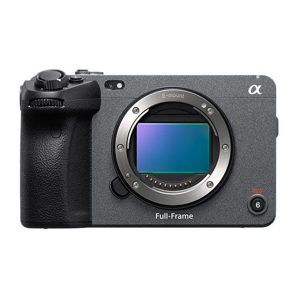Sony FX3 cinema camera body on a white background