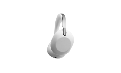 A pair of white 1000X THE COLLEXION headphones with 360 angle