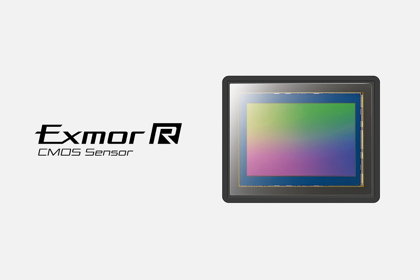 Image of the Exmor R CMOS image sensor