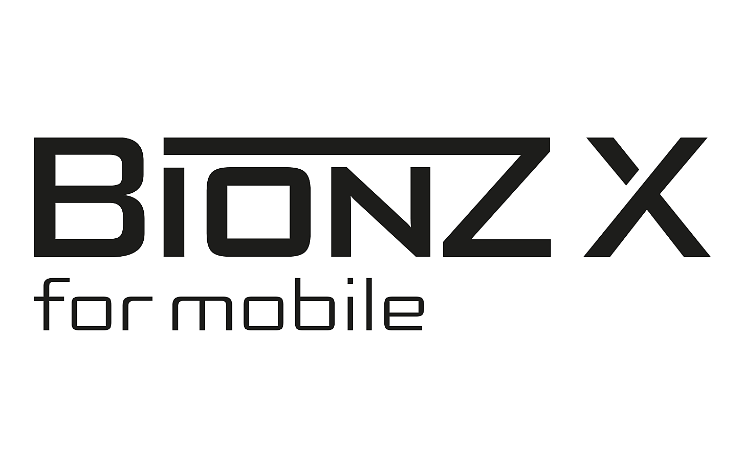 Logotyp för BIONZ X™ för mobila enheter