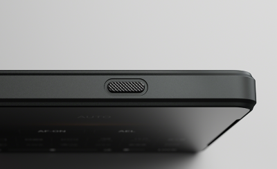 顯示 Xperia 1 IV 專用快門按鈕的細節