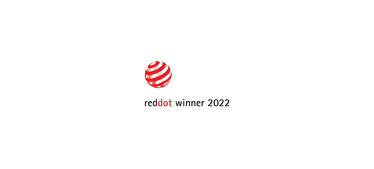 Logotip dobitnika nagrade Red Dot 2022 za Xperia PRO-I