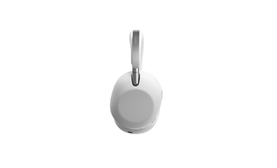 A pair of white 1000X THE COLLEXION headphones with 360 angle