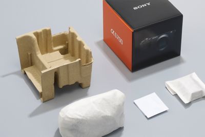 Imagen de los materiales de embalaje de la cámara