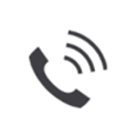 통화 품질을 보여주는 수화기 아이콘