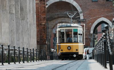 Imagen de ejemplo de un sujeto reconocible: un tren
