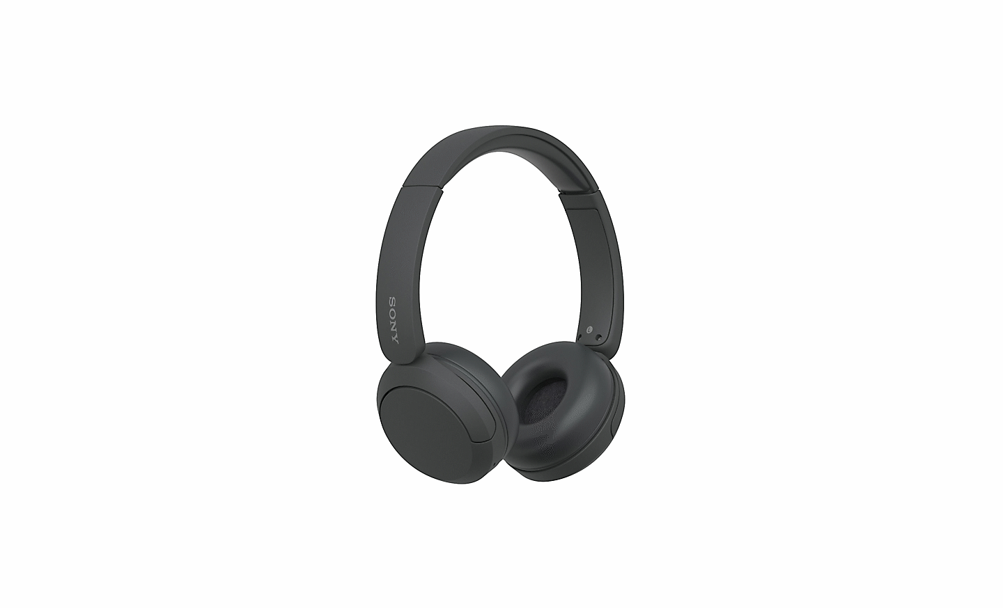Слика од црни слушалки WH-CH520 од Sony наспроти бела заднина