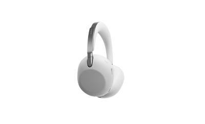 A pair of white 1000X THE COLLEXION headphones with 360 angle