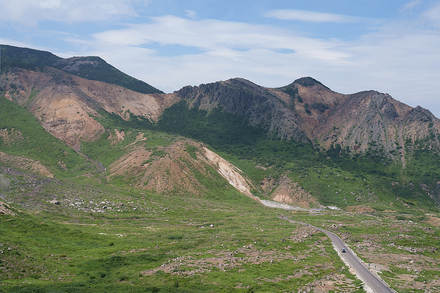 Abbildung eines Bergs