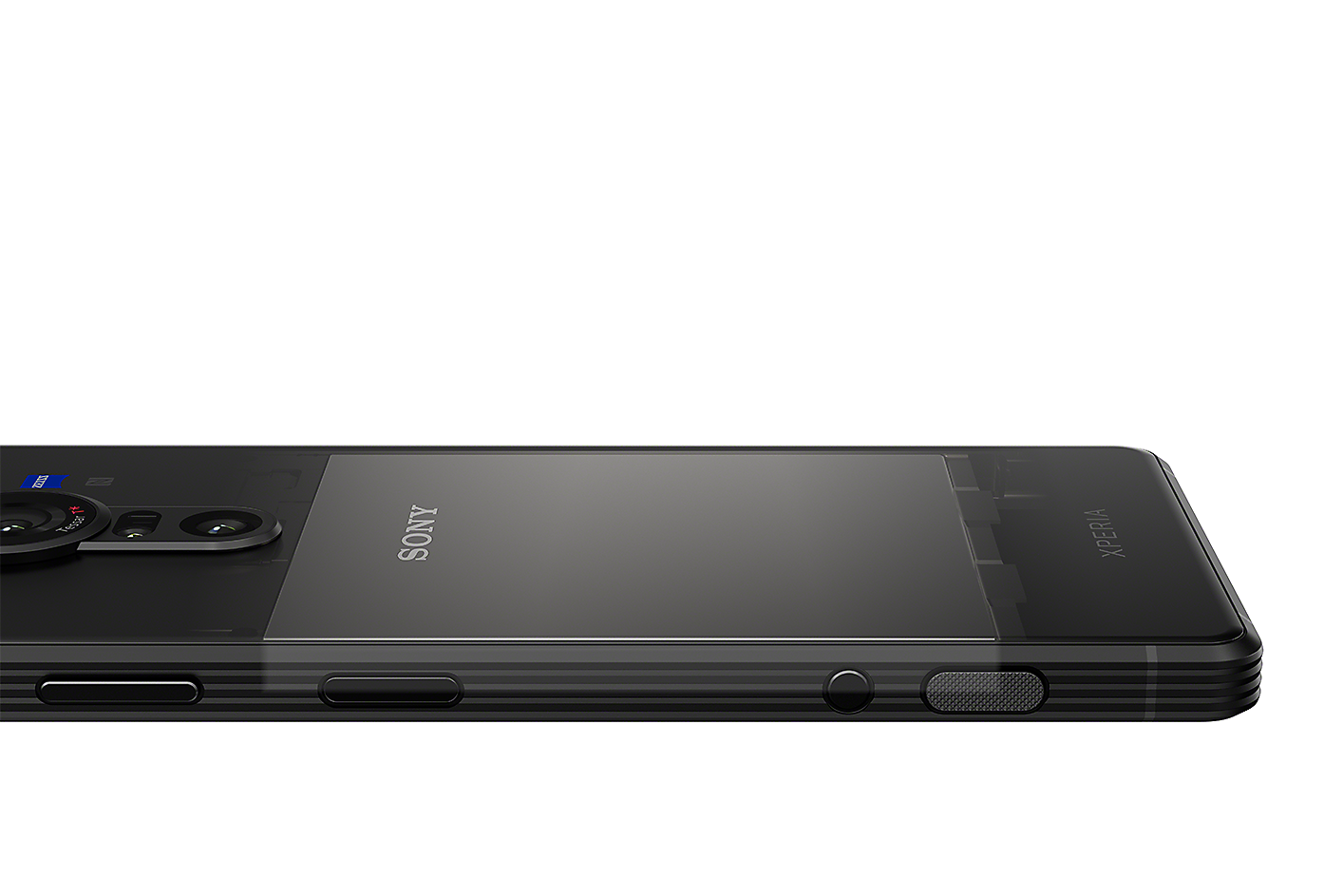 Rentgenový snímek smartphonu Xperia PRO-I zobrazující baterii