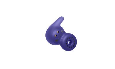 360 rotation of the violet LinkBuds Open earbuds showing the product from all angles