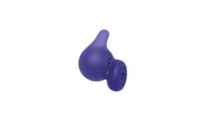 360 rotation of the violet LinkBuds Open earbuds showing the product from all angles