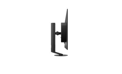 360 view of screen on a stand, on a white background