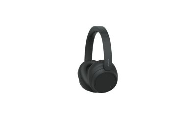 Image of a black pair of Sony WH-CH720 headphones on a white background