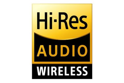Logotipo de audio de alta resolución inalámbrico