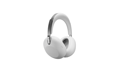 A pair of white 1000X THE COLLEXION headphones with 360 angle