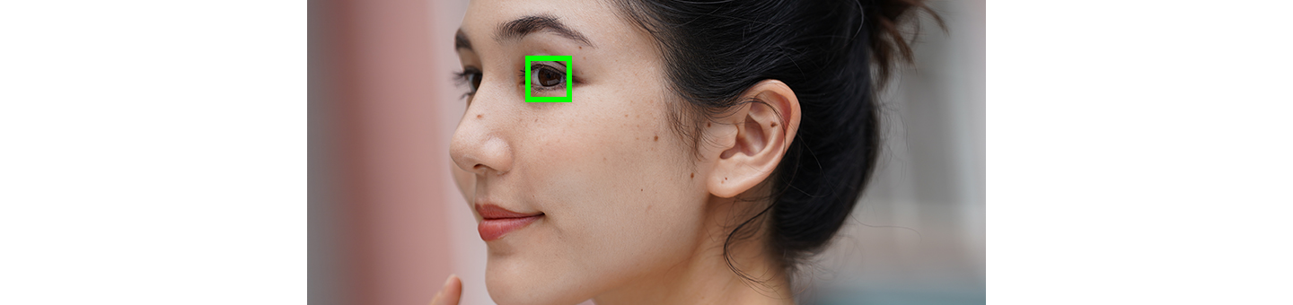 Đôi mắt làm tiêu điểm để chụp ảnh