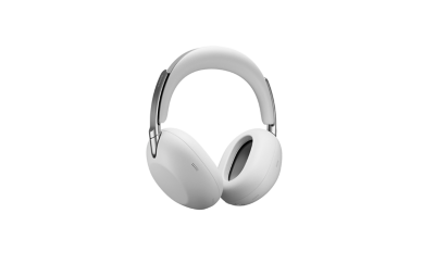 A pair of white 1000X THE COLLEXION headphones with 360 angle