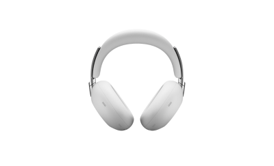 A pair of white 1000X THE COLLEXION headphones with 360 angle