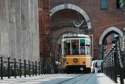 Imagen de ejemplo de un sujeto reconocible: un tren