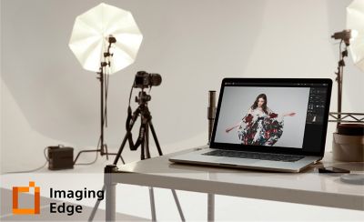 Fotografski studio s logotipom Imaging Edge