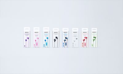 Overall view of MDR-EX15AP in line with all the colour variations