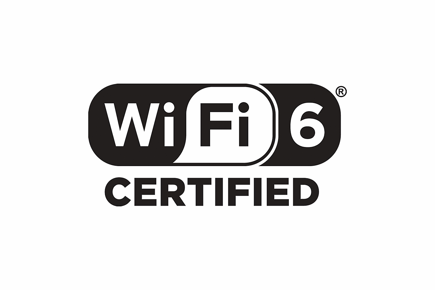 Image of a WiFi 6 CERTIFIED logo
