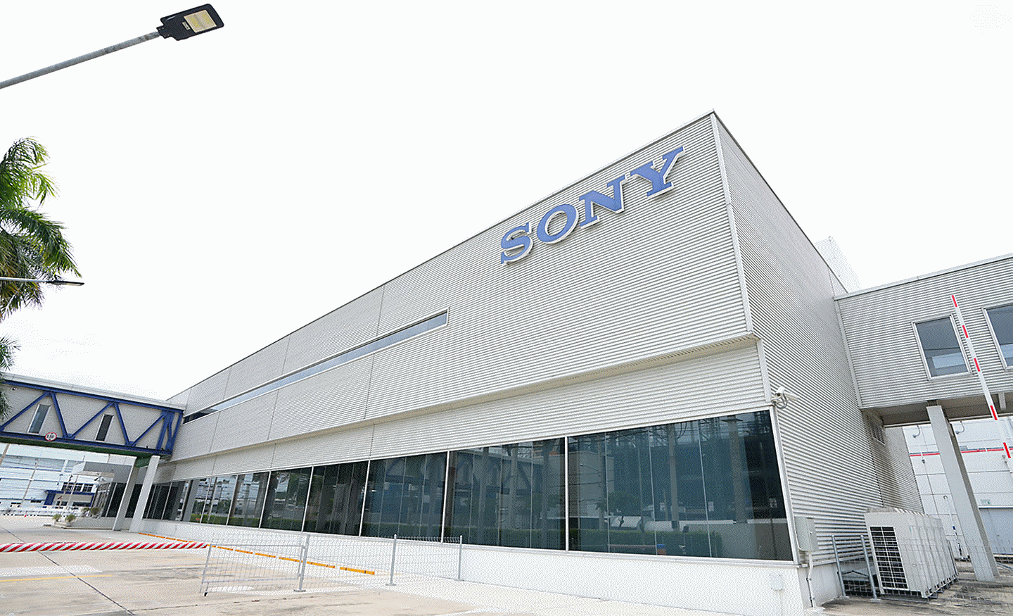 Image of the outside of a Sony building