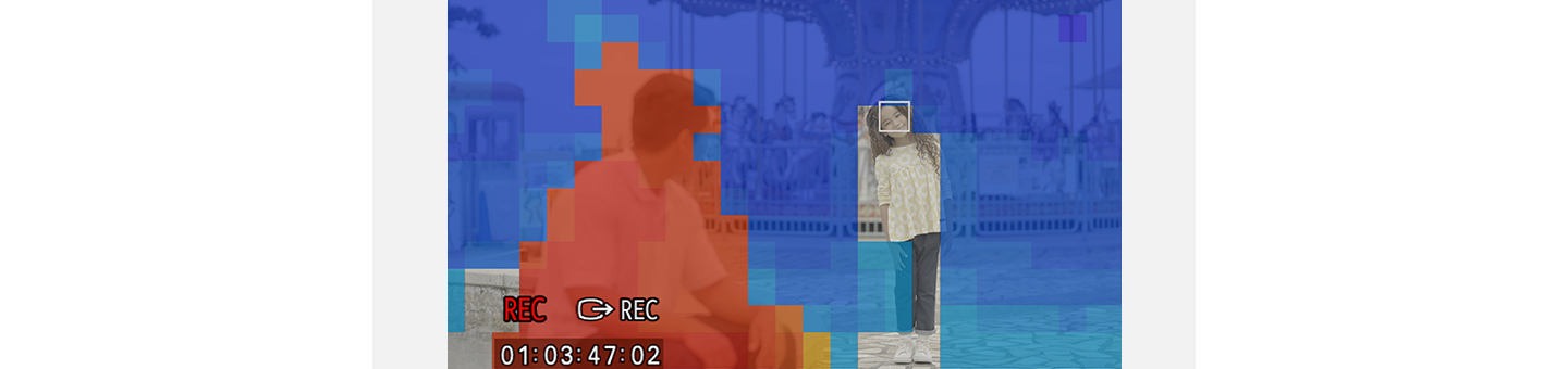 Hình dung độ sâu trường ảnh khi quay phim với tính năng Bản đồ lấy nét