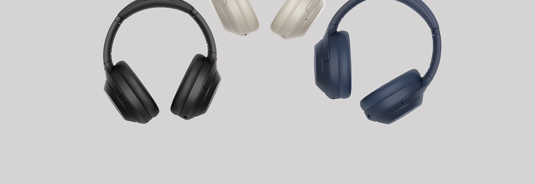 The Sony WH-1000XM4 in different colours