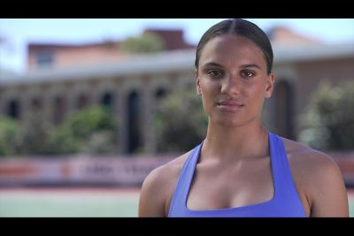 Ejemplo de imagen de un retrato de una mujer