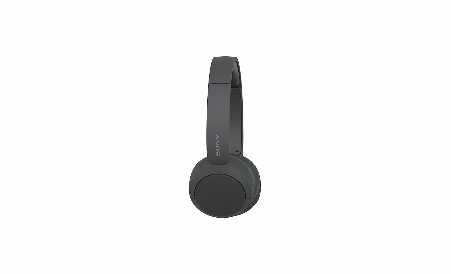 Bild der schwarzen WH-CH520 Kopfhörer von Sony auf weißem Hintergrund