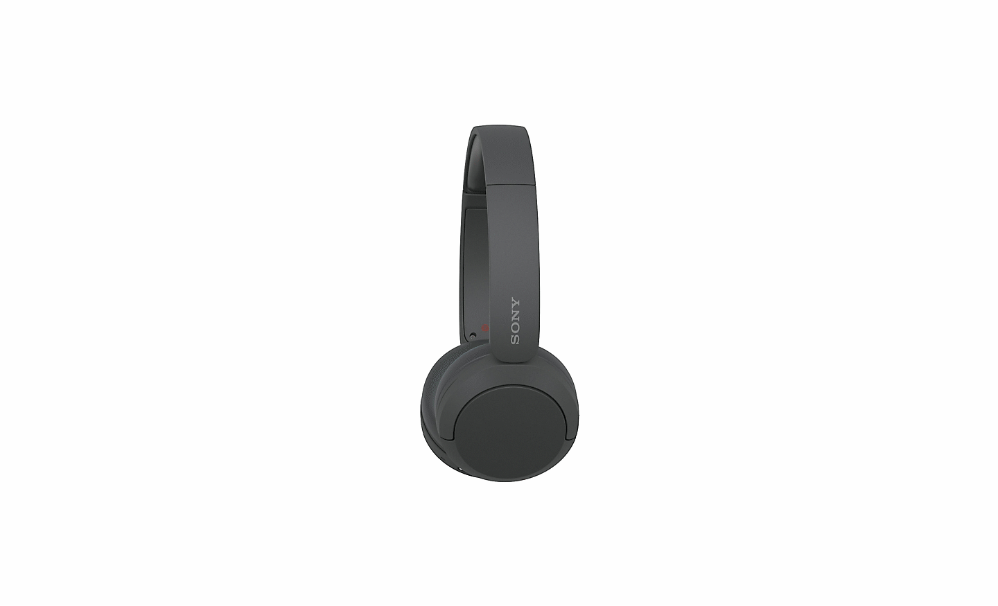 Image of a black pair of Sony WH-CH520 headphones on a white background