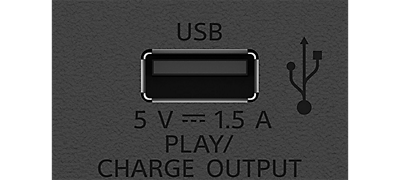 USB Play, and charge devices