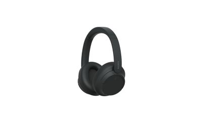 Image of a black pair of Sony WH-CH720 headphones on a white background