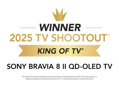 King of TV BRAVIA 8II 標誌