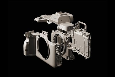 صورة لهيكل الكاميرا المصنوع من سبيكة الماغنسيوم