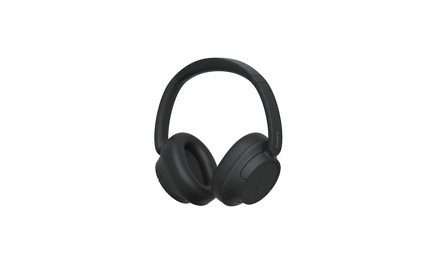 ภาพหูฟัง Sony WH-CH720 สีดำบนพื้นหลังสีขาว