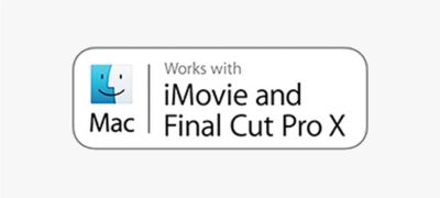 Deluje z iMovie in Final Cut Pro X