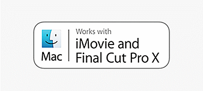 Deluje z iMovie in Final Cut Pro X
