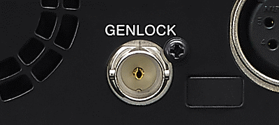 Đồng bộ với thiết bị bên ngoài (Genlock) 