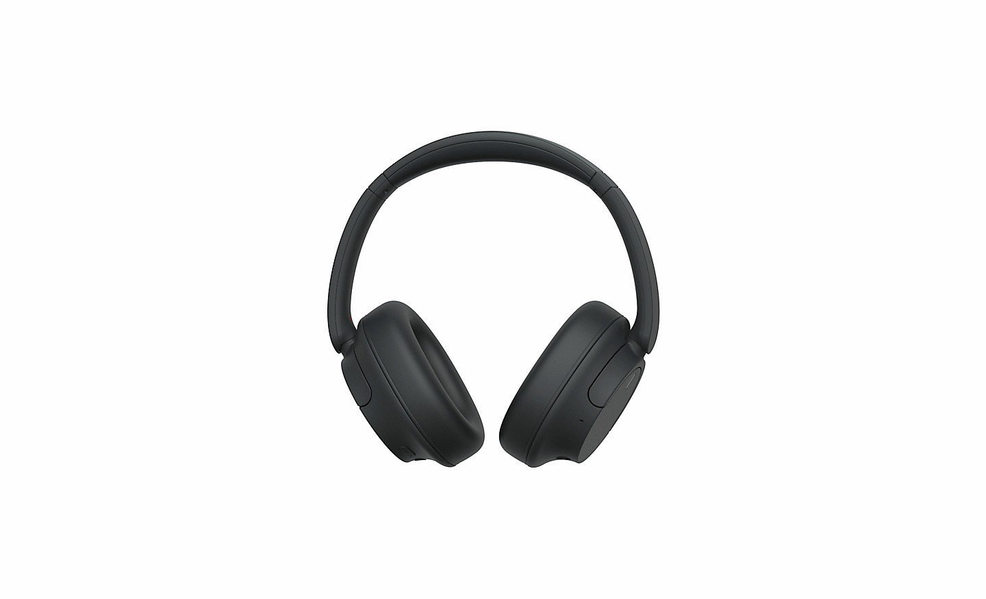 Image of a black pair of Sony WH-CH720 headphones on a white background