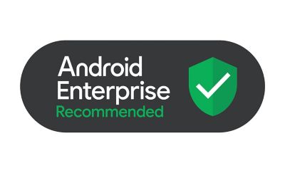 Рекомендуемый логотип Android Enterprise.