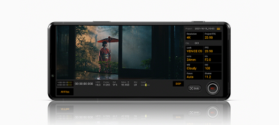 Enjoy 21:9 movie recording with Cinematography Pro “powered by CineAlta