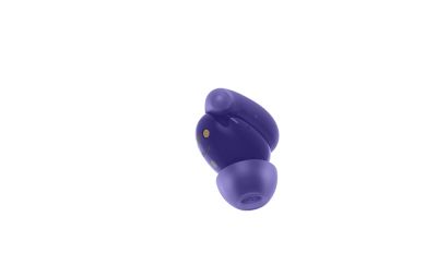 360 rotation of the violet LinkBuds Fit earbuds showing the product from all angles