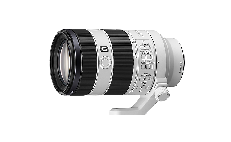 Ống kính Sony SEL70200G2  nhìn từ một bên