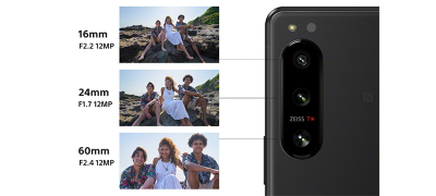  Get creative with a choice of three lenses