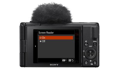 ZV-1 II 화면 리더의 메뉴 섹션 이미지